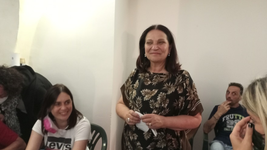 Priverno, momenti della vittoria di Anna  Maria Bilancia