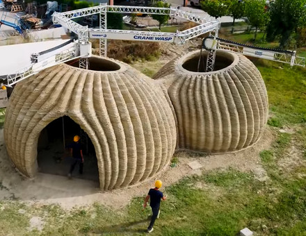 La casa del futuro &egrave; fatta di terra e stampata in 3D