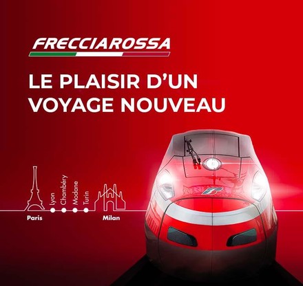 Partiti oggi primi Frecciarossa Parigi-Lione-Milano