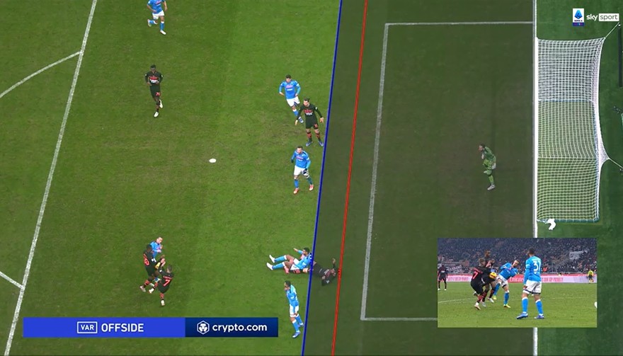 Milan-Napoli, gol annullato a Kessie