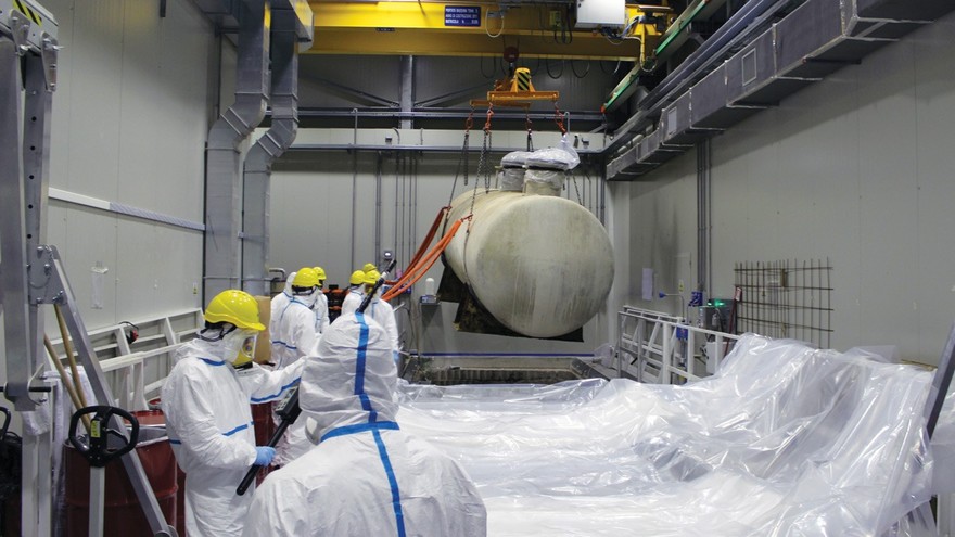 All'interno di un impianto Sogin