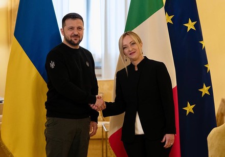 Zelensky ringrazia Italia e Meloni