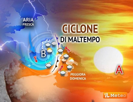Piogge, temporali e temperature giù anche di 10 gradi nel weekend