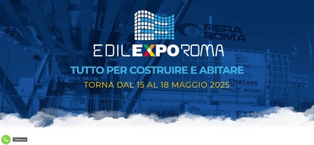 EdilExpoRoma 2025 sempre più grande e più internazionale
