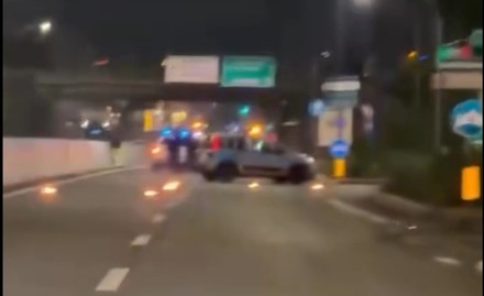 Carabiniere investe i Vigili a Roma, uno è grave