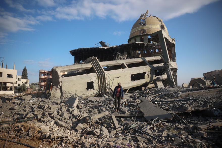 Macerie sulla striscia di Gaza.jpeg