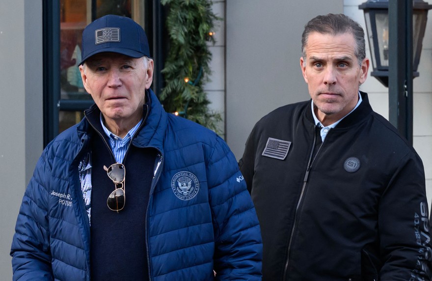 joe biden e figlio Hunter
