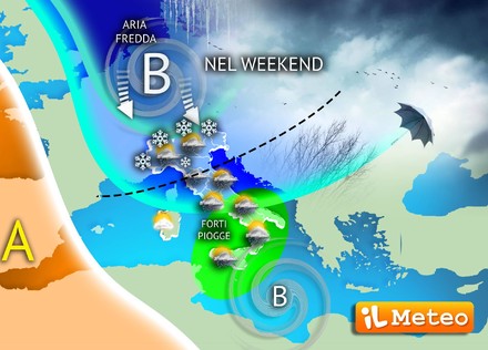 Ecco il freddo è arrivato in Italia e resta nel weekend